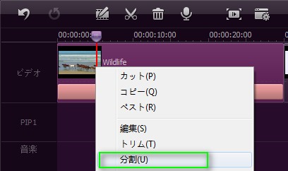 動画分割